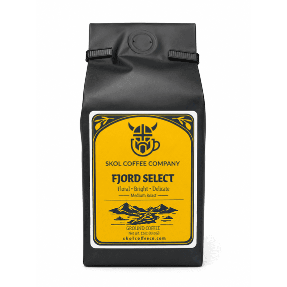 Skol Coffee Co Fjord Select Medium Roast Ground Coffee, 12 oz