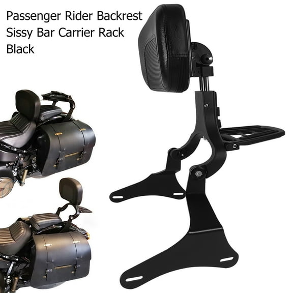 Fjpacemt Adjustable Multi-Purpose Backrest for 11-24 Motorcycle Kawasaki Vulcan 1700 Vaquero VN1700