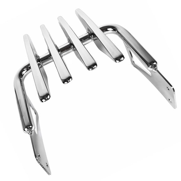 Fjpacemt Detachable Custom Chrome Luggage Rack Fit for Motorcycle Backrest Sissy Bar Only Our Store