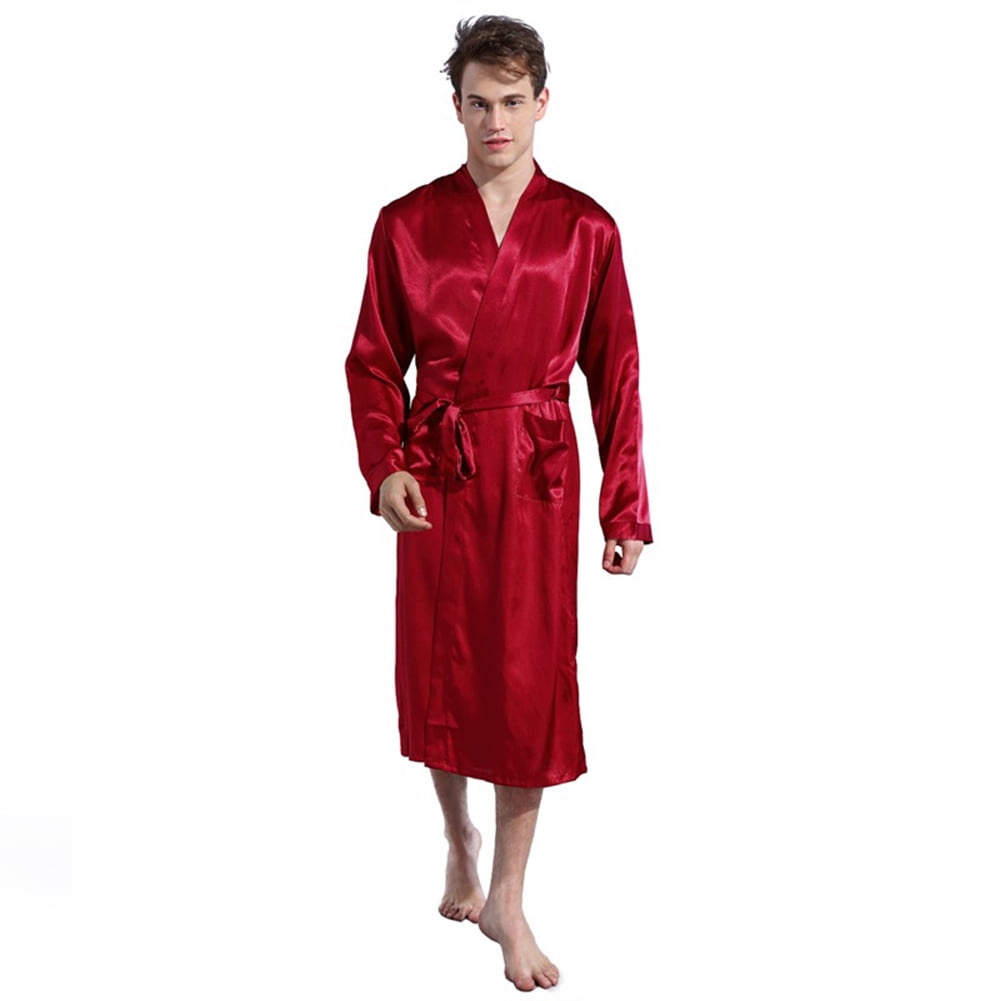 Fjucha Robes for Mens/Long Sleeve Robes for Mens//Long Robe//Mens Robes
