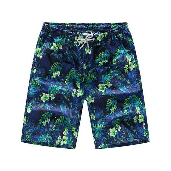 Fjuchai Casual Shorts for Men's Summer Sweat Pants Loose Quick Drying Shorts Men's Beach Pants Drawstring Elastic Waist Sweat Jogger Shorts with Pockets M-4XL