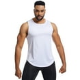 thumbnail image 1 of Fjuchai Men's Mesh Active Tank Top Workout Training T Shirts Loose Running Sleeveless Tee Tops L-3XL, 1 of 9