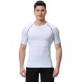 thumbnail image 1 of Fjuchai Men's Short Sleeve T-Shirt Dry Fit Active Crew Neck T Shirt Athletic Plus Size Tee Undershirt Tops S-3XL), 1 of 8