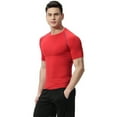 thumbnail image 1 of Fjuchai Men's Short Sleeve T-Shirt Dry Fit Active Crew Neck T Shirt Athletic Plus Size Tee Undershirt Tops S-3XL), 1 of 8