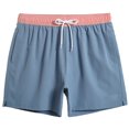 thumbnail image 1 of Fjuchai Men's Swim Shorts Summer Swim Shorts Holiday Swim Trunks Quick Dry Solid Color Shorts S-XXL, 1 of 10