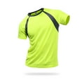 thumbnail image 1 of Fjuchai Men's Women's Short Sleeve T Shirts Teeops Round Neck Active Athletic Tees Casual Summer Solid Color T Shirt Dry Fit Moisture Wicking,Size S-4XL, 1 of 7