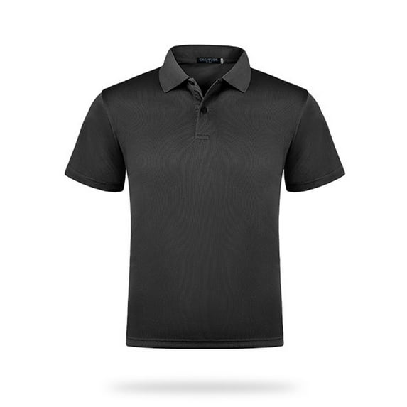 Fjuchai Men's Women's Short Sleeve T-Shirts lapel Tops Active Athletic Tees Casual Summer Solid Color T Shirt,Size S-4XL