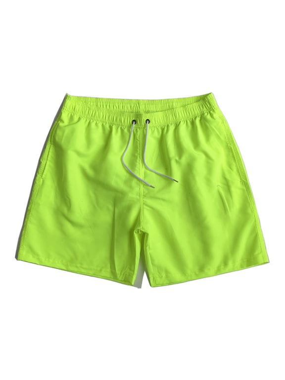 Men Sport Swim Trunks Quick Dry Swim Shorts Mens Summer with Lined Sports Surf Beach Shorts for M-3XL