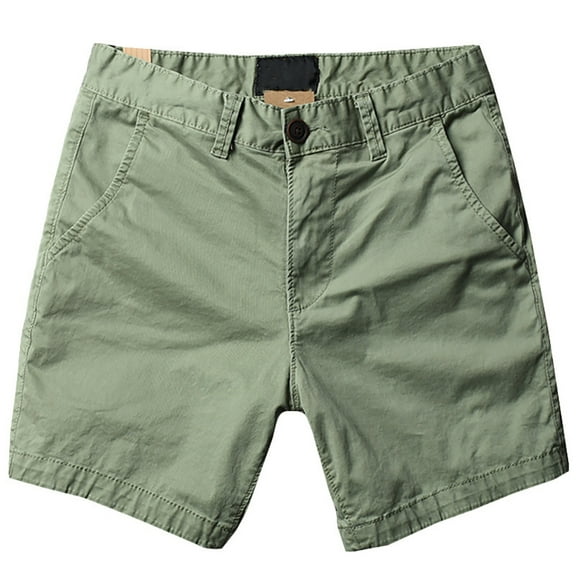Fjuchai Mens Breathable Shorts Summer Solid Colors Outdoor Pants Size 28-38