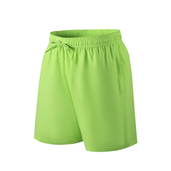 FJUCHAI Men's Plus Size Ice Silk Shorts Dry-Fit Sweat Resistant Active Athletic Performance Shorts Beach Pants Sizes up to M-6XL