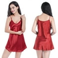 thumbnail image 1 of Fjuchai Women's Nightgown Sleepwear Sleeveless Loungewear Soft Summer Night Pajama Sleep Dress Knee Length Nightwear, 1 of 8