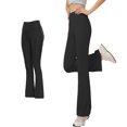 thumbnail image 1 of Fjuchai Women Yoga Pants High Waist Jogging Sweat Pants Stretch Flared Leggings S-XXL, 1 of 8