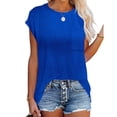 thumbnail image 1 of Fjuchai Women's Tops Short Sleeve T-Shirt Tees Round Neck Casual Loose Spring Summer Loose Female T-Shirts S-XXL, 1 of 10