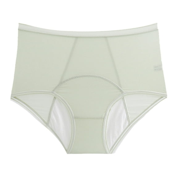 Fjuchai Women's Underwear Female Underpants Leak-Proof Postpartum Menstrual Panties Briefs for Women Girls Plus Size L-6XL