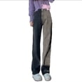 thumbnail image 1 of Fjuchai Womens High Waisted Jeans Pants for Female Large Size Casual Straight Denim Trousers S-XXL, 1 of 10