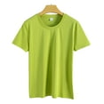 thumbnail image 1 of Fjuchai Womens T Shirts Tops Summer Round Neck Tee Casual Short Sleeve Pure Cotton T Shirts Short Sleeve T-Shirts S-3XL, 1 of 9