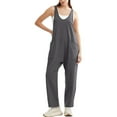 thumbnail image 1 of Fjuchai Womens Vest Knit Overalls Summer Cotton Casual Pants for Female Long Trousers S-XXL, 1 of 9