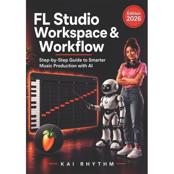 Fl Studio Workspace & Workflow: Step-by-Step Guide to Smarter Music Production with AI, (Paperback)
