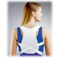 thumbnail image 1 of Fla Orthopedic Braces 16-420MDSTD Posture Control Shoulder Brace, Medium, White, 1 of 1