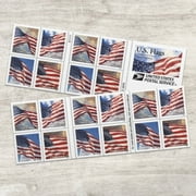 Flag 2024 Forever Postage Stamp 1 Book of 20 US First Class Red Patriotic Country America Stripes Stars Old Glory USA (20 Stamps)