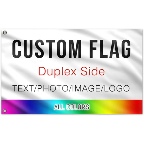 Flag 2X3 FT Personalized Outdoor Flags Banners Design Print Your Own Logo/Picture/Photo/Text Customized Indoor outdoor decoration Gift 2X3 Foot