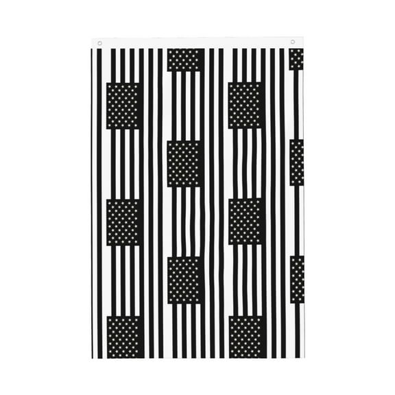 Flag 2x3ft Black America Flag Double Printed Flag Banner Tapestry Dorm Room Home College Decor