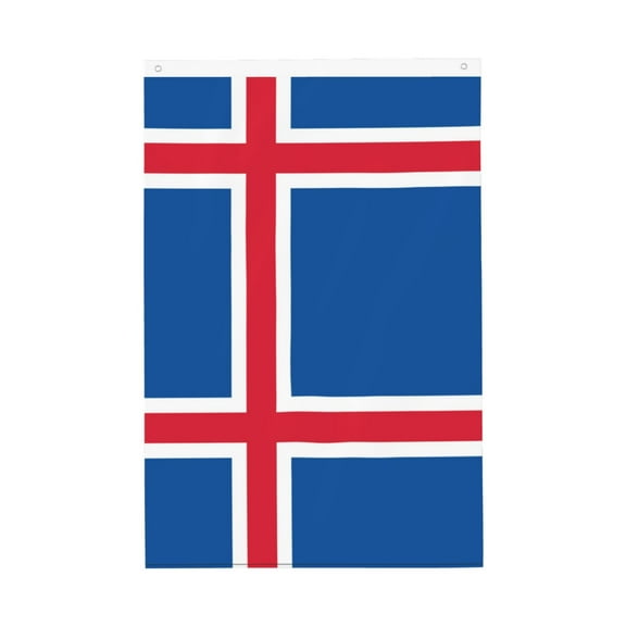 Flag 2x3ft Flag Of Iceland Double Printed Flag Banner Tapestry Dorm Room Home College Decor