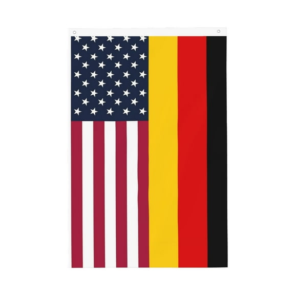Flag 2x3ft German America Flag Double Printed Flag Banner Tapestry Dorm Room Home College Decor