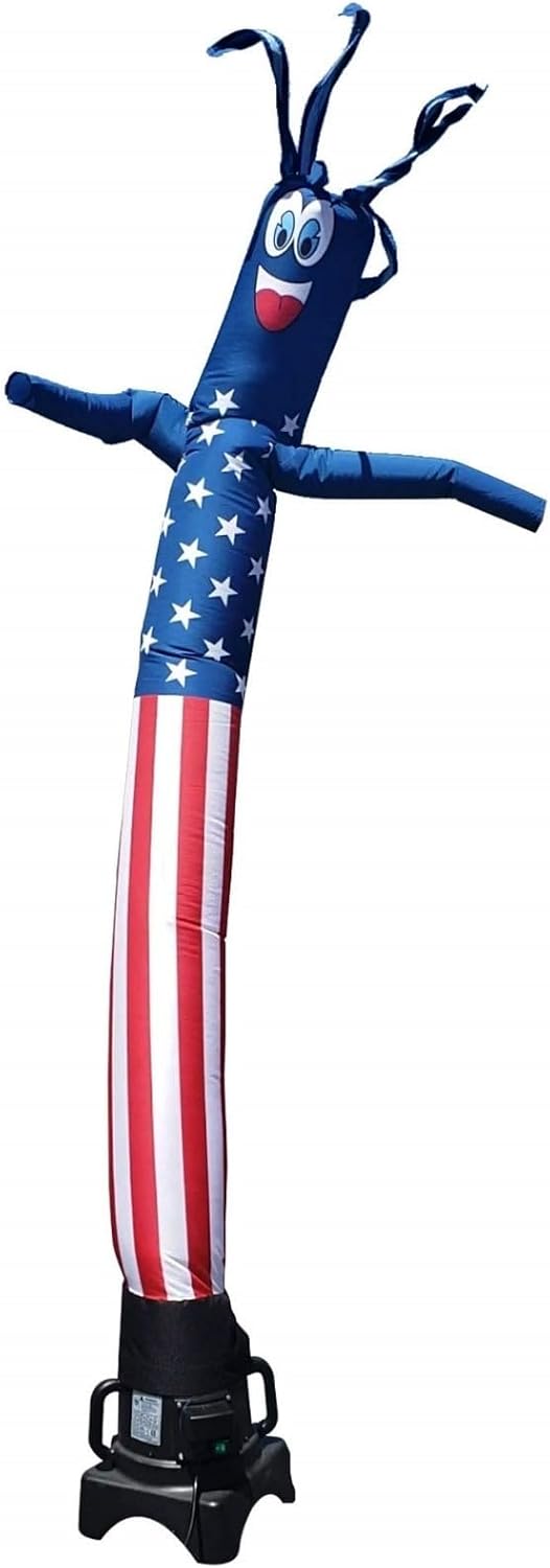 Flag 6' Foot Tall Inflatable Tube Man Air Powered Waving Puppet, Air ...