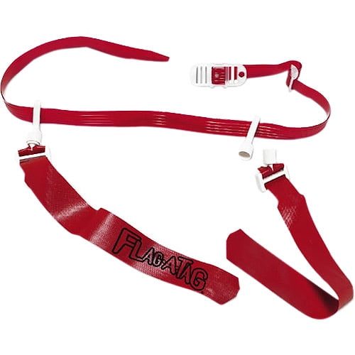 Flag A Tag 42" Belt with 12 Flags, Scarlet