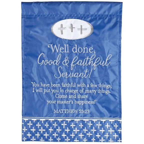 Flag Applique Good&Faithful Burlap