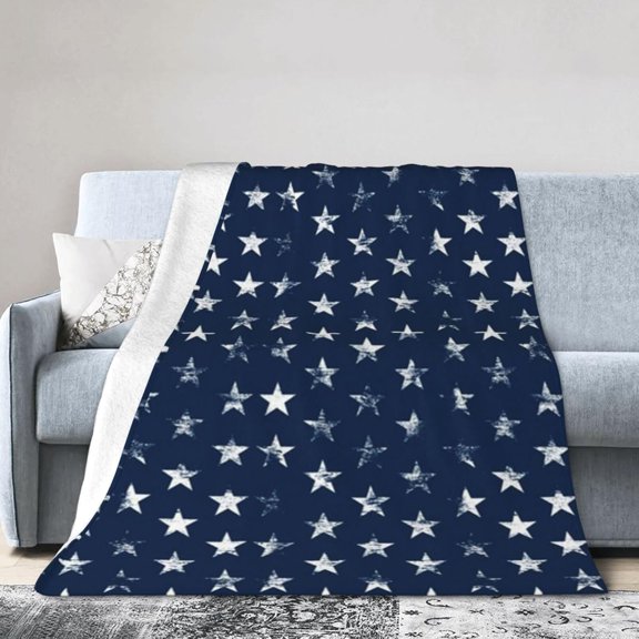 Flag Blankets for American Women Men American Throw Blanket American Flag Fleece Blankets for Bed Sofa Bedroom