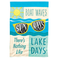 thumbnail image 1 of Flag Boat Waves Sun Rays Polyester, 1 of 2