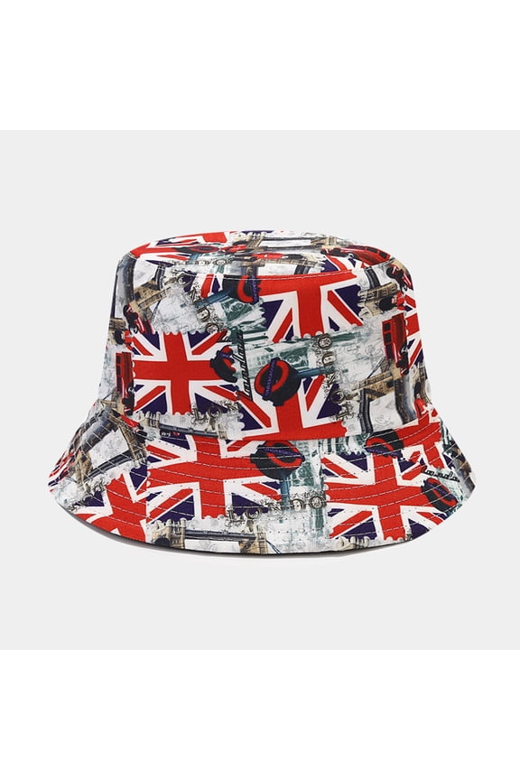 Flag Bucket Hat|Caribbean Flag Sun Hat| Reversible Flag Fishing Hat| Travel Outdoor Unisex Cap for Carnival