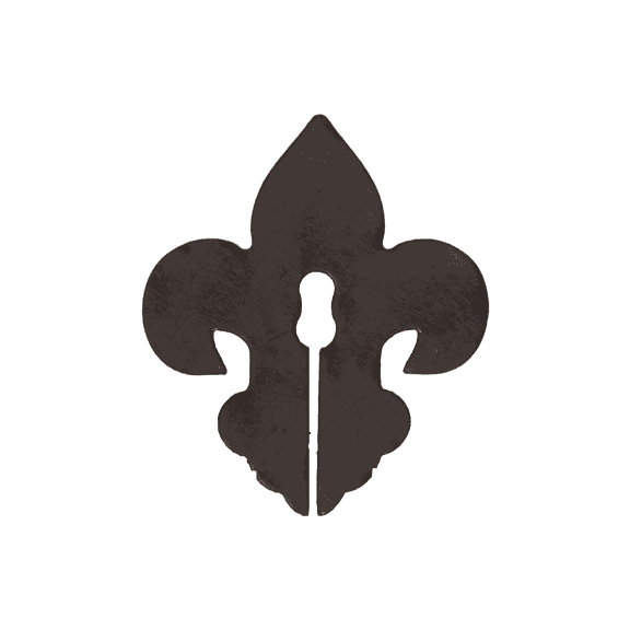 Stops Garden Flags From Flying Away! - Fleur de lis Brand