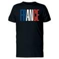 thumbnail image 1 of Flag Colors In Word France Tee Men's -Image by Shutterstock, 1 of 2