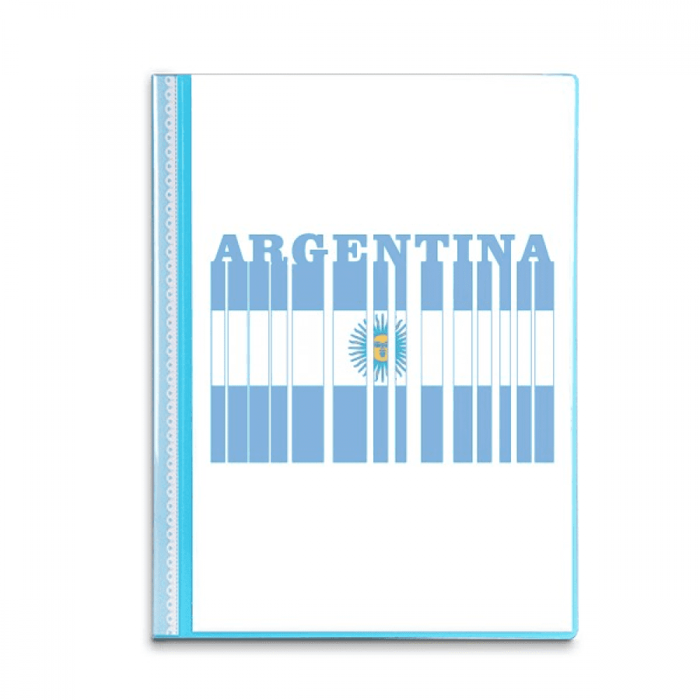 Flag Country Letter Argentina Book Sheet Protectors Portfolio Binder ...