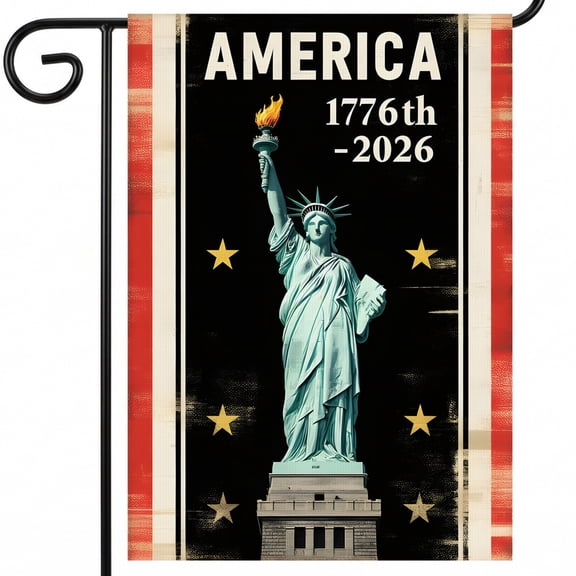 Flag Day Garden Flag America - 1776th - 2026 Independence Day Patriotic Decorations for Outside