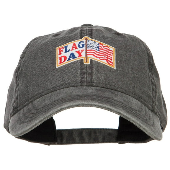 Flag Day Patched Wash Cap - Black OSFM