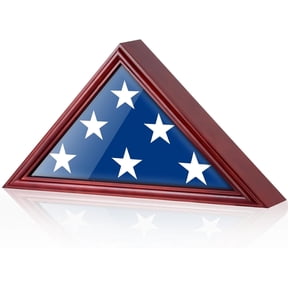 Triangular Flag Box Flag Shadow Boxes for Memorial Displays