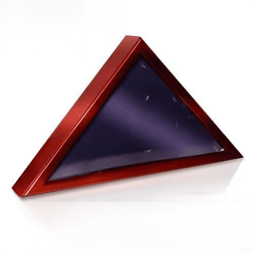 Flag Display Case for American Veteran Flag, Large 9.5x5 ft Memorial Flag Box -Military Flag Holder, Solid Wood w/Acrylic Front,Wall Mount or Standing Display Box$$Home Decor, Kitchen, & Other