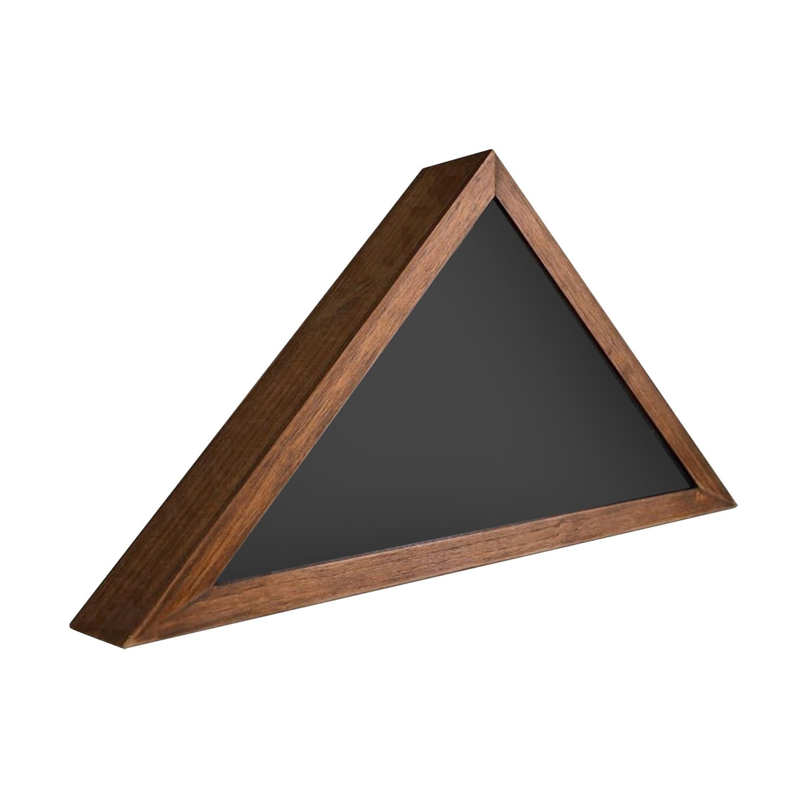 Flag Display Case Wood Triangle Flag Holder Solid Wood Veteran Flag ...