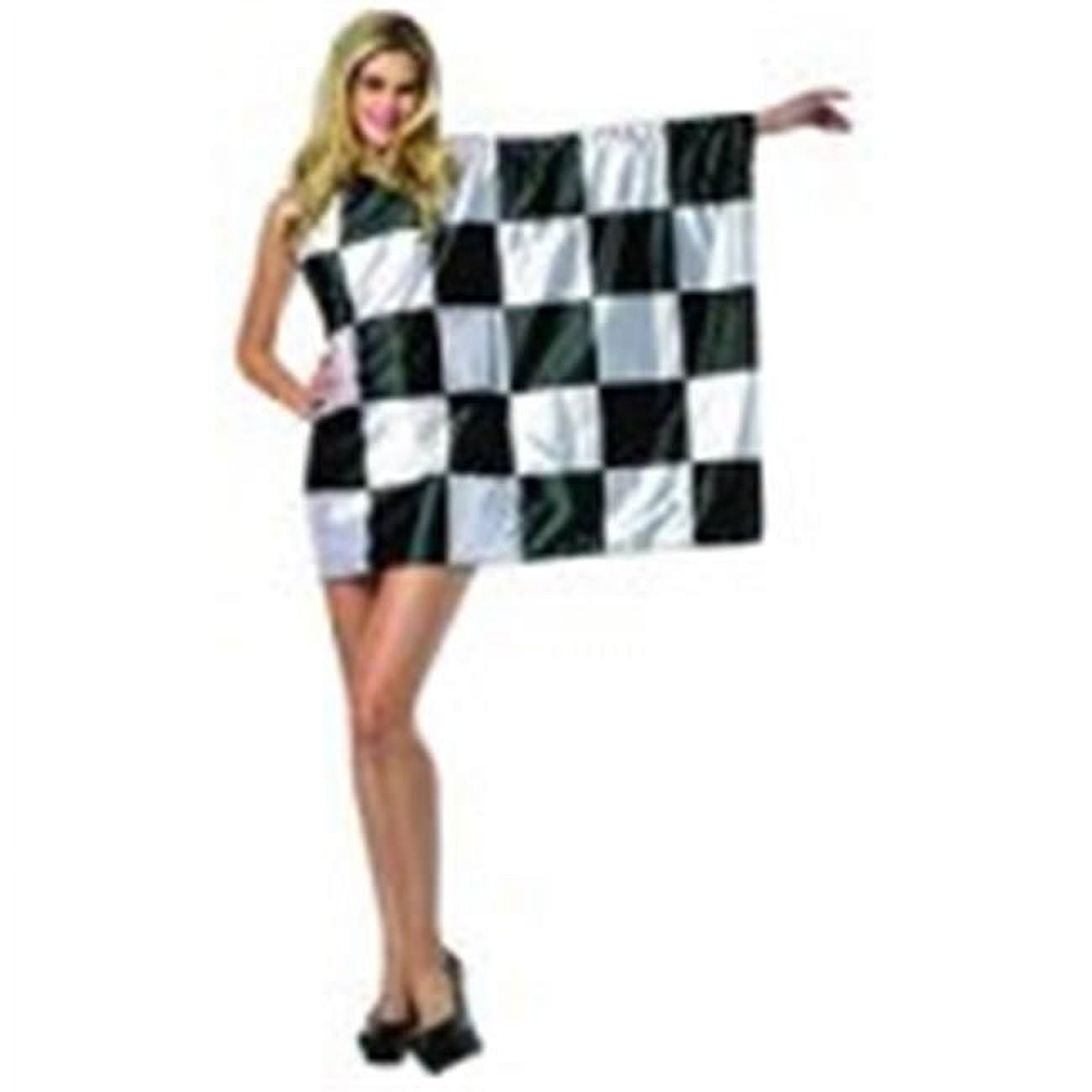 Checkered clearance flag dress