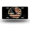 thumbnail image 1 of Flag and Eagle Silhouette Front License Plate,Metal License Plate,Funny Standard Plates Personalized Novelty Decorative For Men/Women/Boys/Girls Car 6×12 Inch, 1 of 7