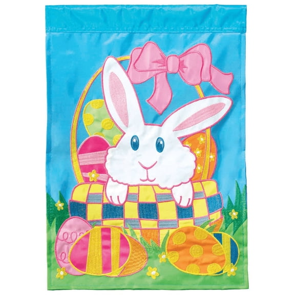 Flag Easter Bunny Front Back