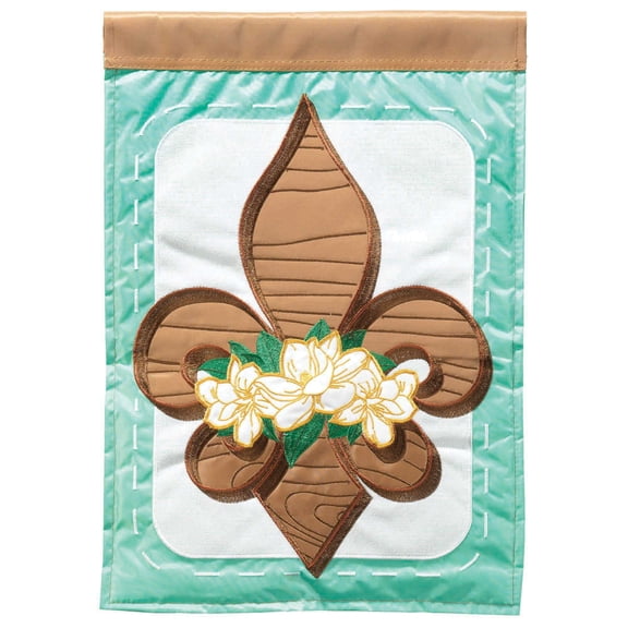 Flag Fleur-De-Lis Magnolia 13x18