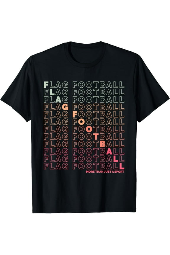 Flag Football Apparel for Men, Boys and for Girls Flag Football T-Shirt