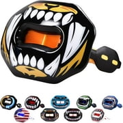 Flag Football Mouth Guard with 3D LipFit Design for Kids - Youth Tackle Football Mouthguard (No Boil) Cool Instant Fit Lip Guard Mouthpiece for Braces (Detachable Helmet Strap Included)