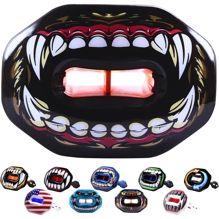 Flag Football Mouth Guard with 3D LipFit Design for Kids Youth