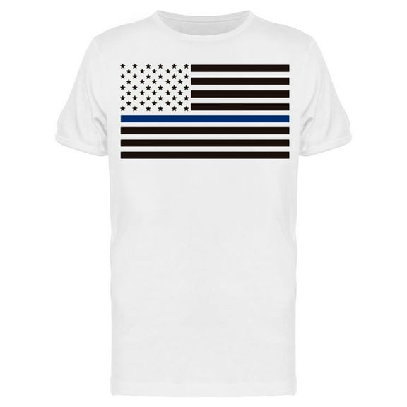 Flag From Usa, Bicolor T-Shirt Men -Image by Shutterstock, Male XX-Large